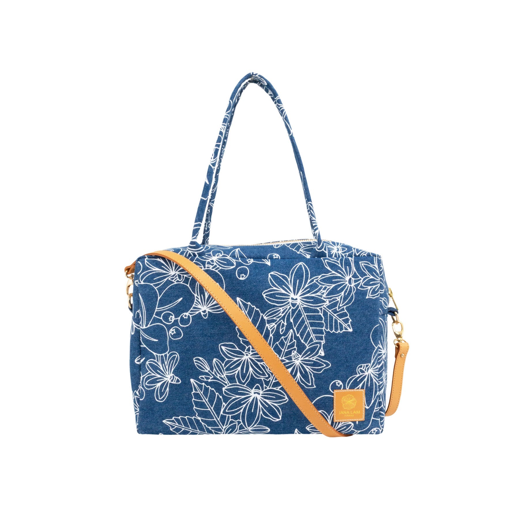 Mini Duffel • Naupaka • Denim Collection - Jana Lam Hawaii