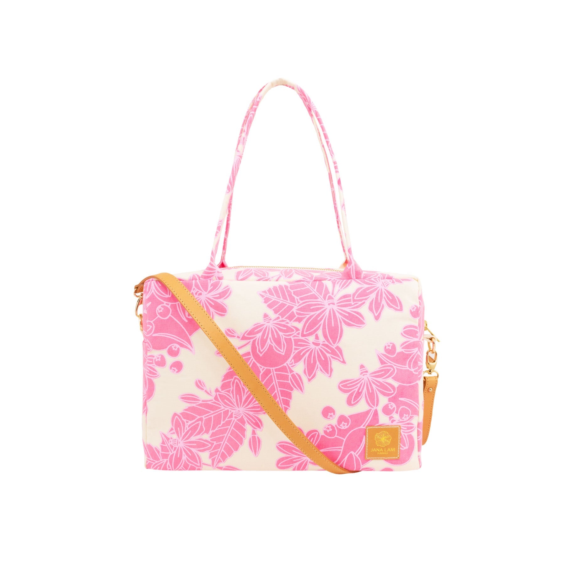 Mini Duffel • Naupaka • Flamingo Pink - Jana Lam Hawaii