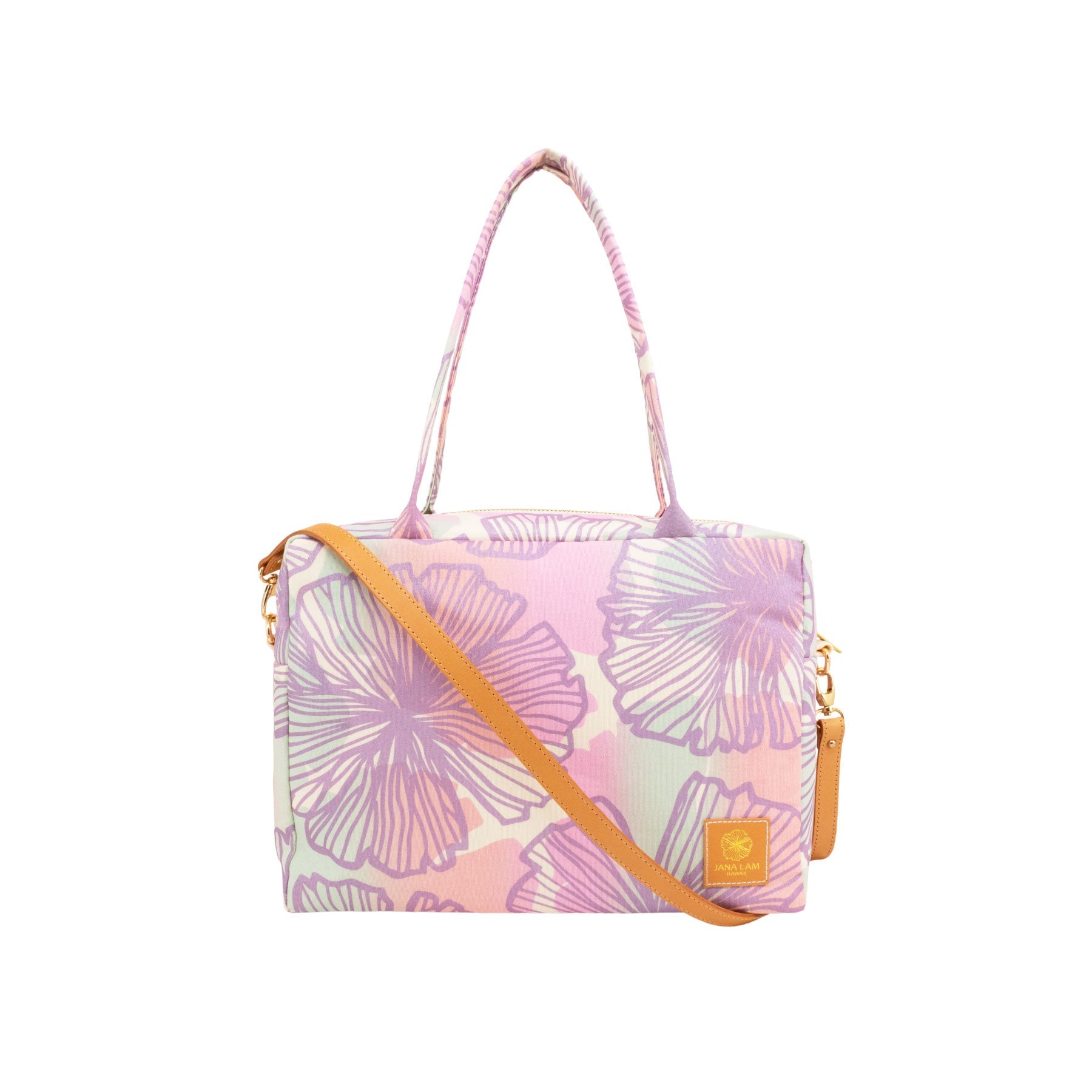 Mini Duffel • Seaflower • Berry Sunrise - Jana Lam Hawaii