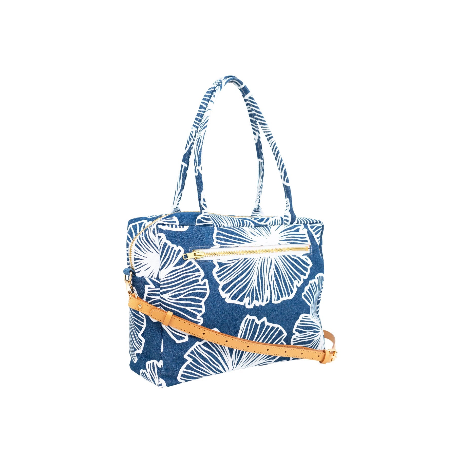 Mini Duffel • Seaflower • Denim Collection - Jana Lam Hawaii