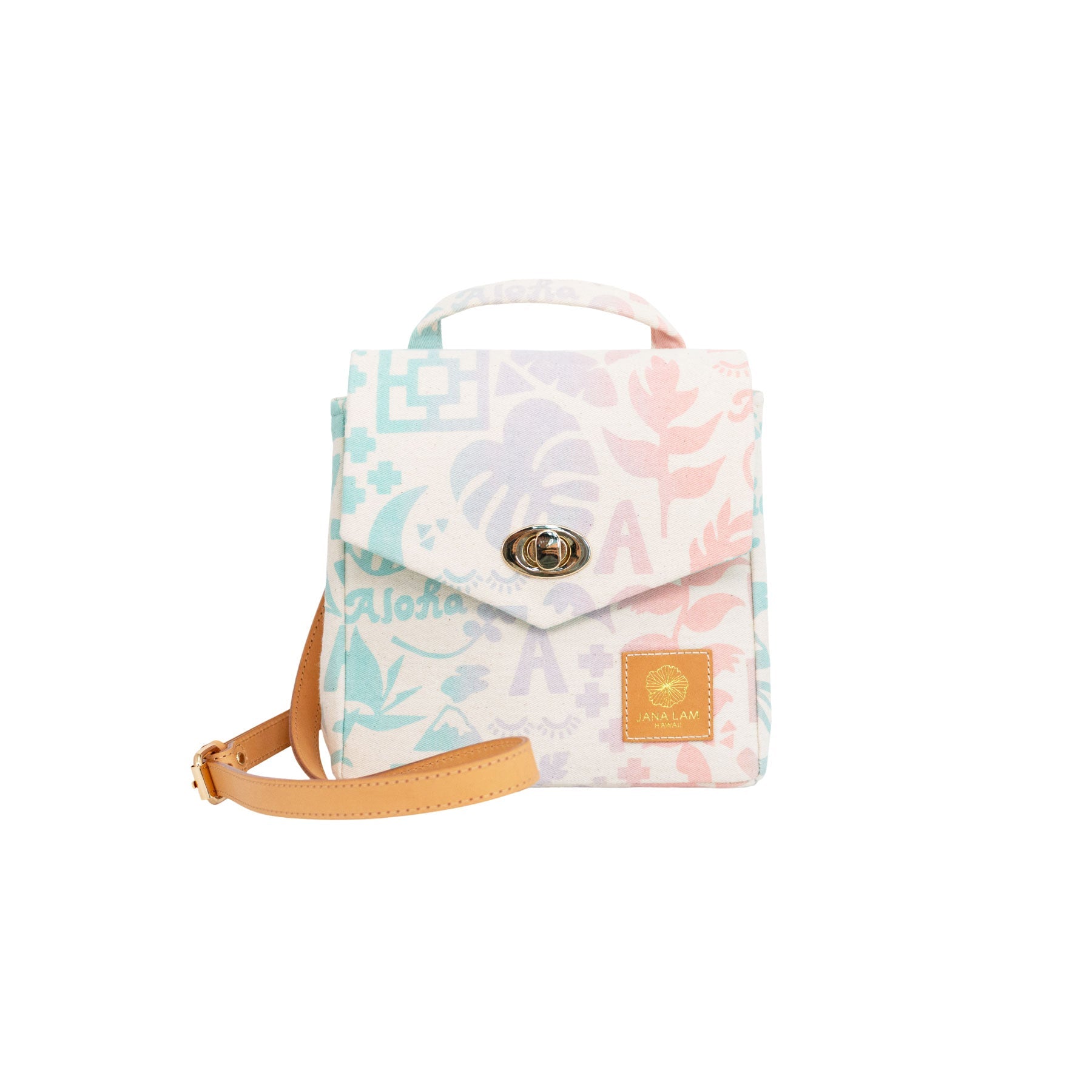 Mini Satchel • Block Party • Cotton Candy Sky - Jana Lam Hawaii