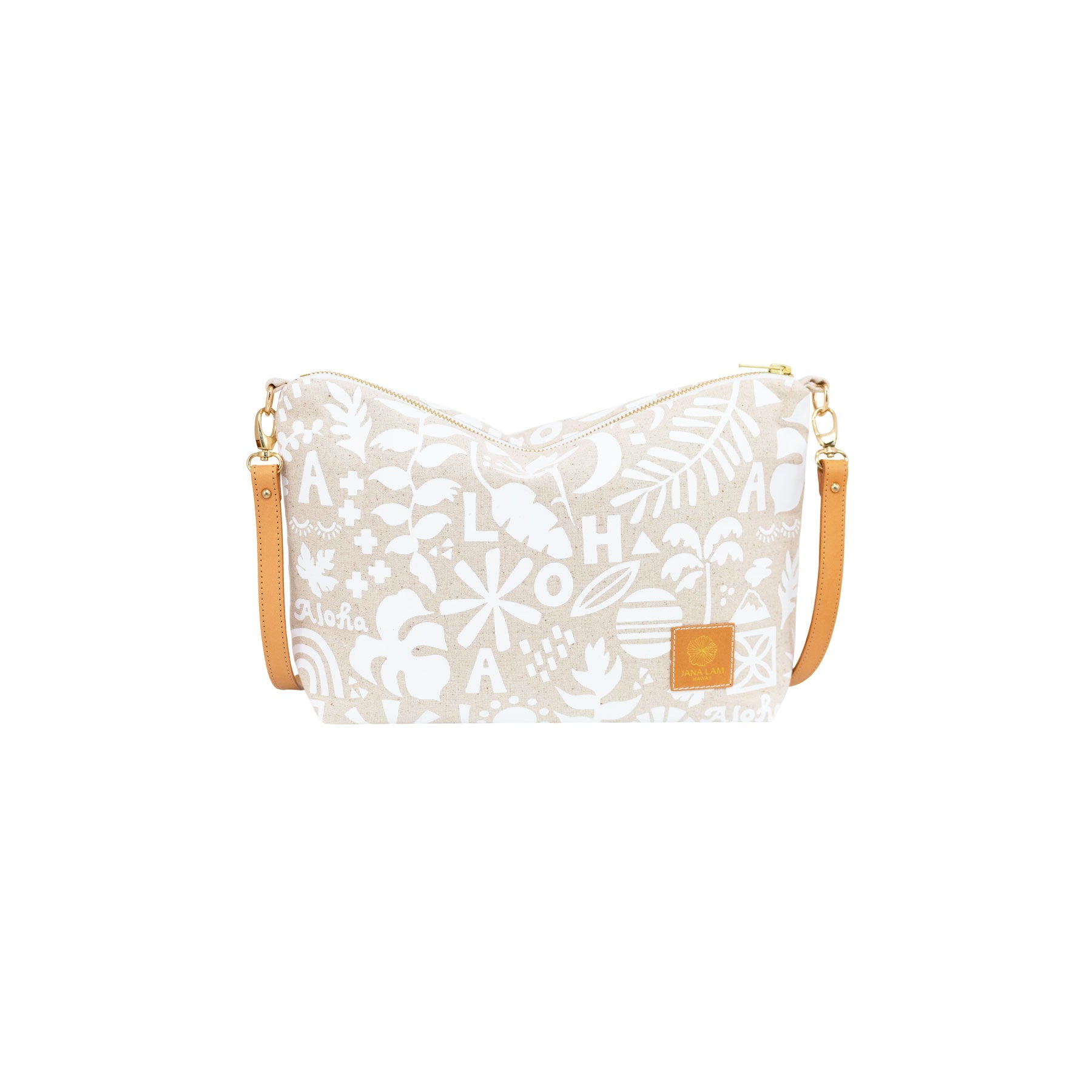 Mini Slouchy Cross Body • Block Party • White Collection - Jana Lam Hawaii