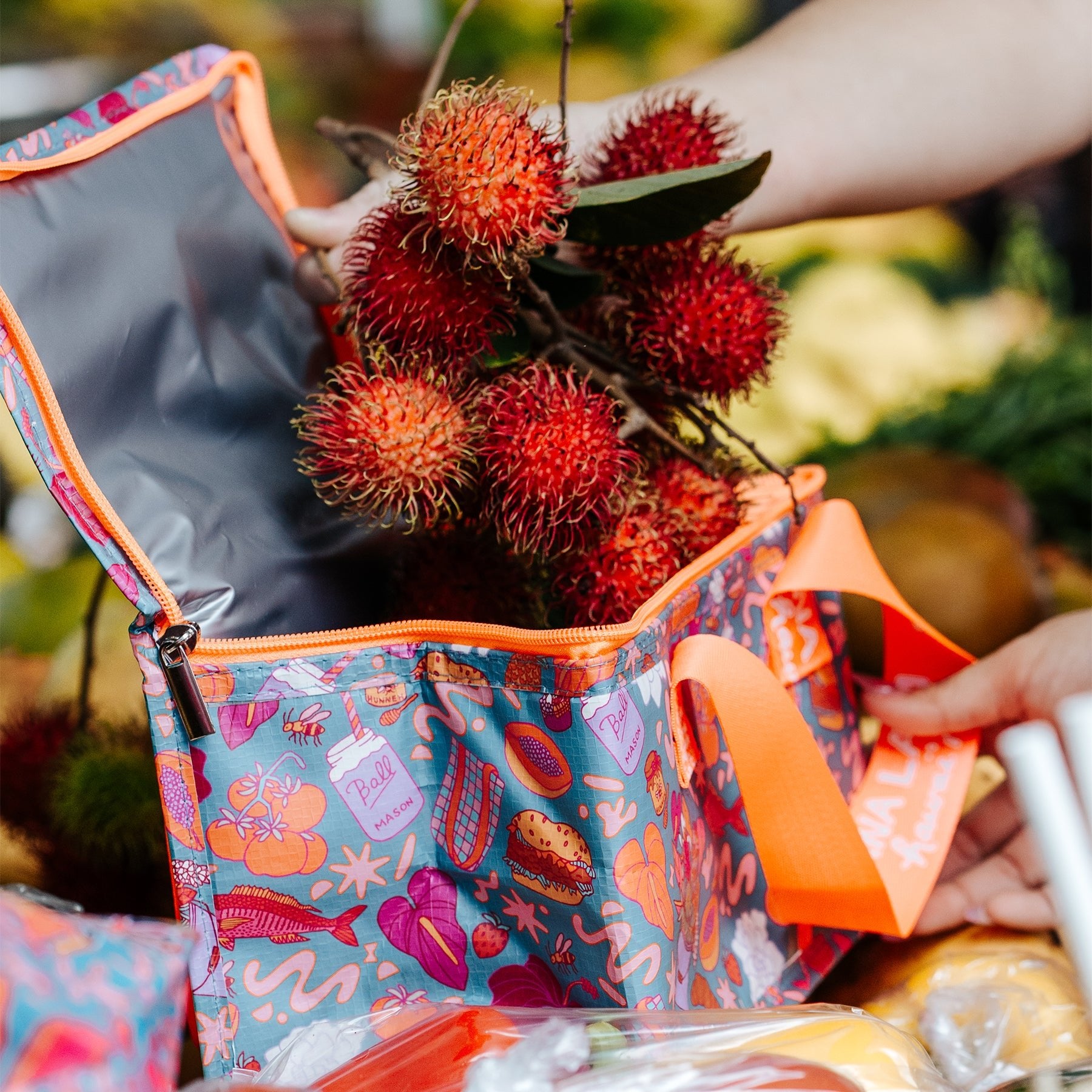 Mini Thermal Lunch Bag • Hilo Market - Jana Lam Hawaii