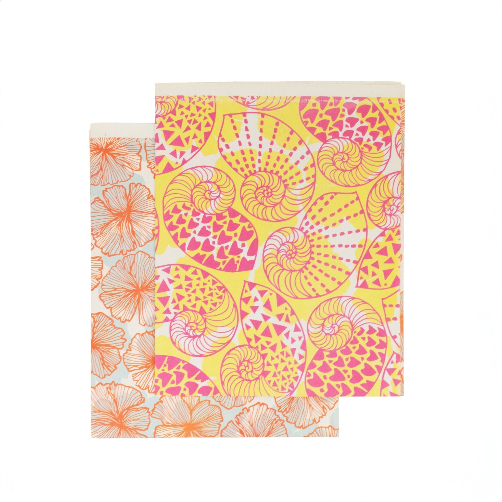 Nautilus + Seaflower Eco Wrapping Paper • Wrappily + Jana Lam - Jana Lam Hawaii