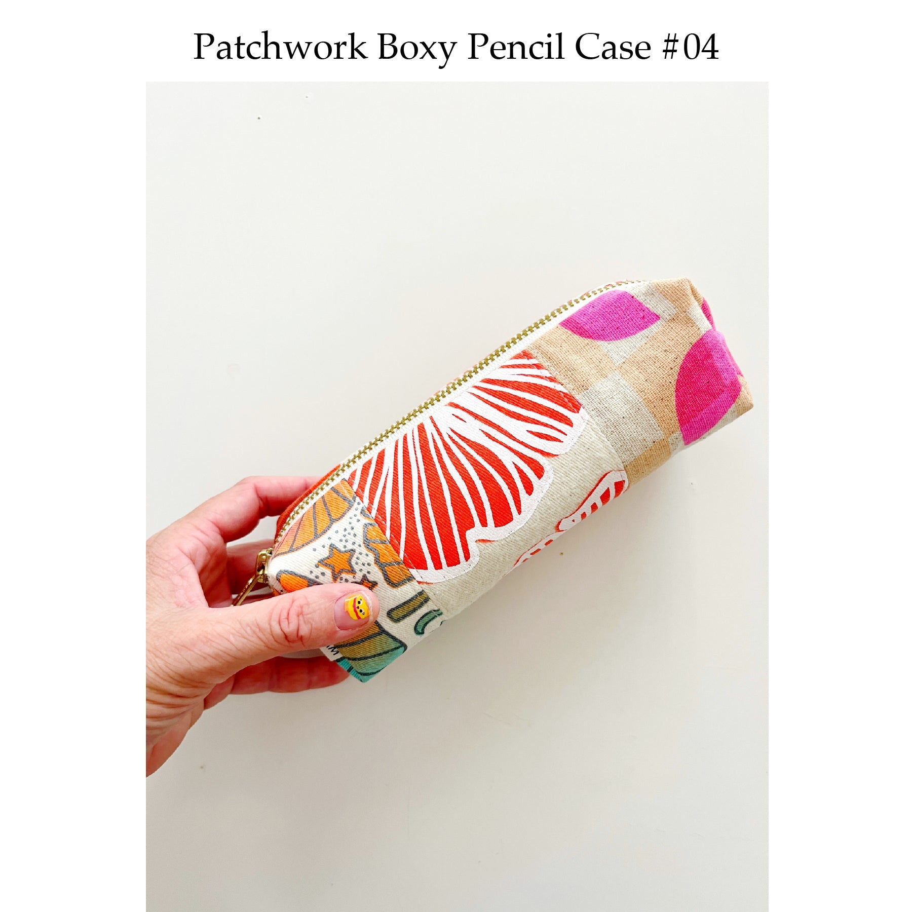 Patchwork Boxy Pencil Case • 04 - Jana Lam Hawaii