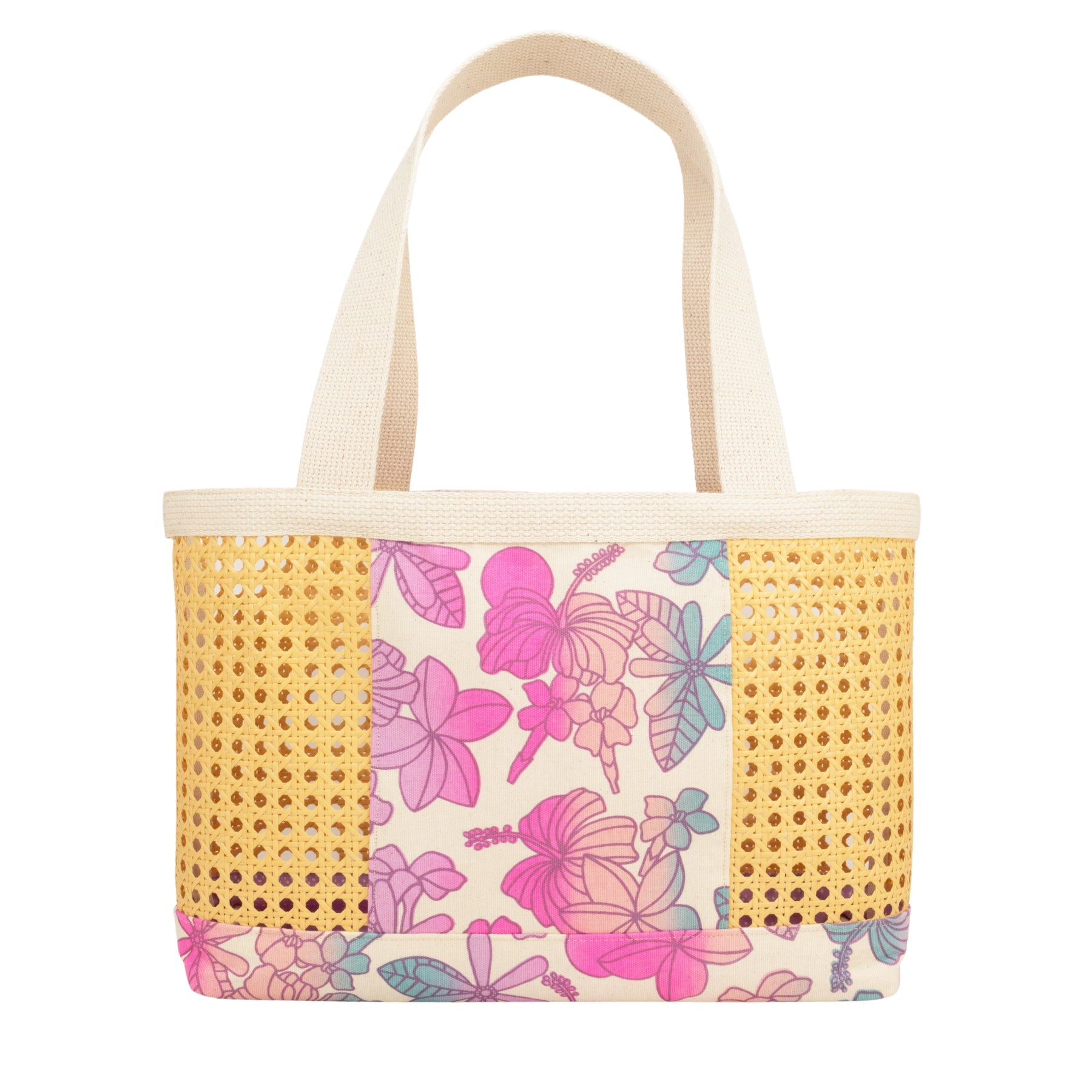 Peekaboo Tote • Honey Girl Blooms • Pinkberry - Jana Lam Hawaii