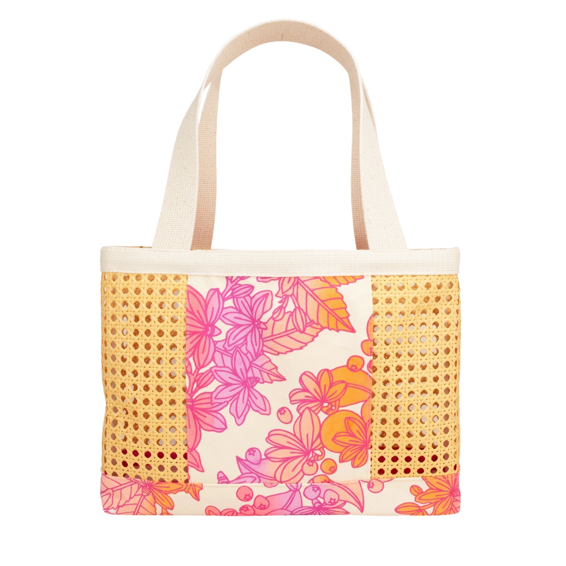 Peekaboo Tote • Naupaka • Bright Berry - Jana Lam Hawaii