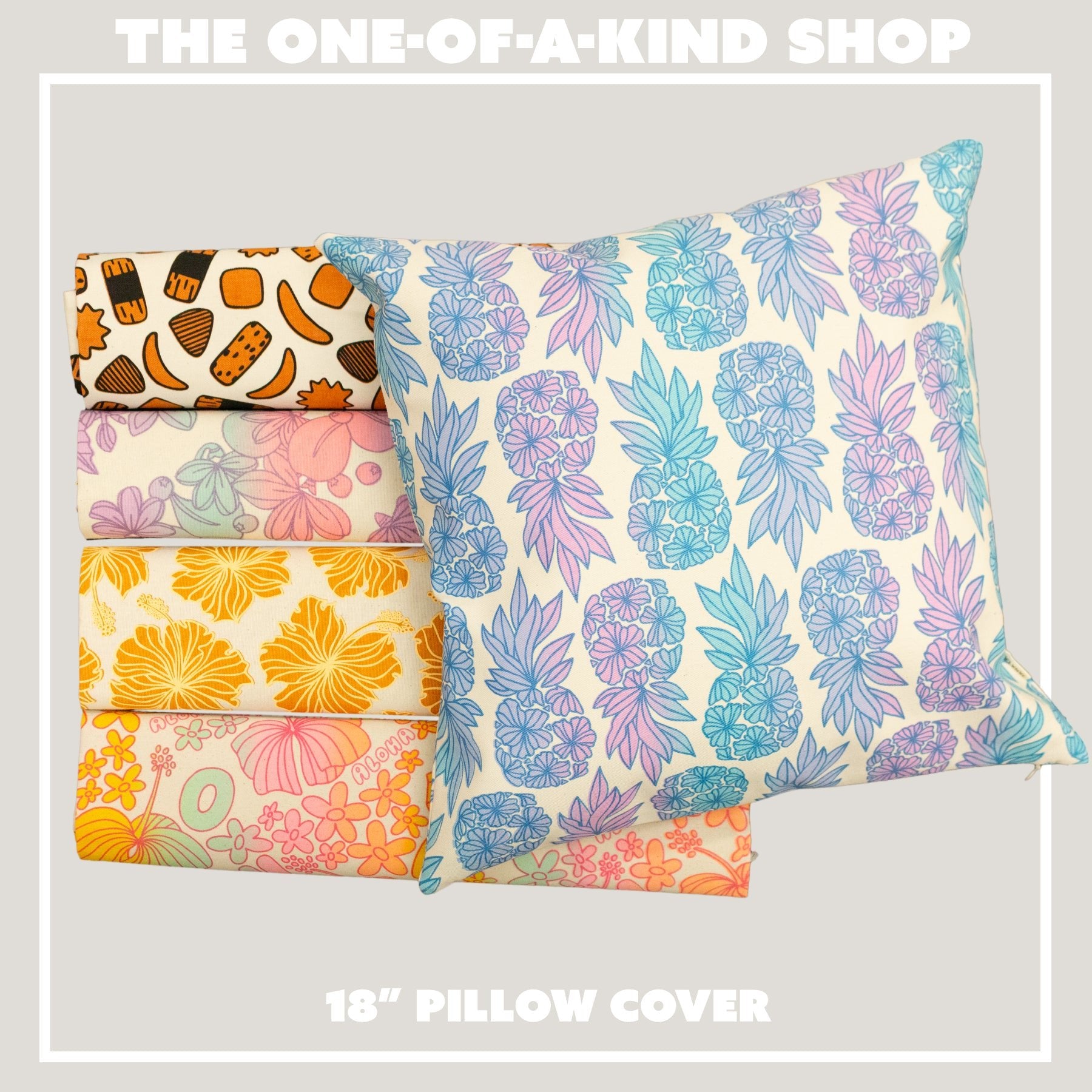 Pillow Cover • The One - Of - A - Kind Shop - Jana Lam Hawaii
