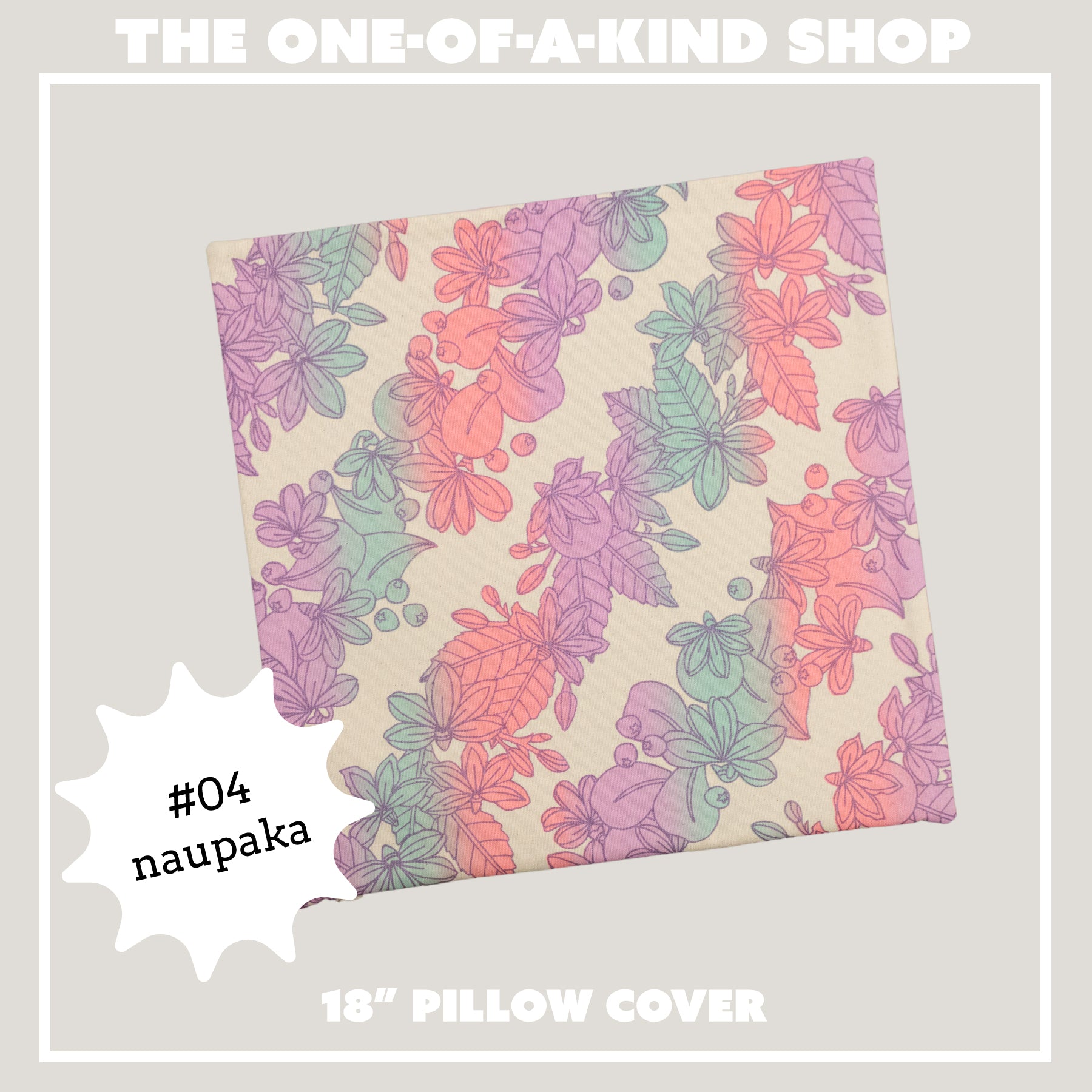 Pillow Cover • The One - Of - A - Kind Shop - Jana Lam Hawaii