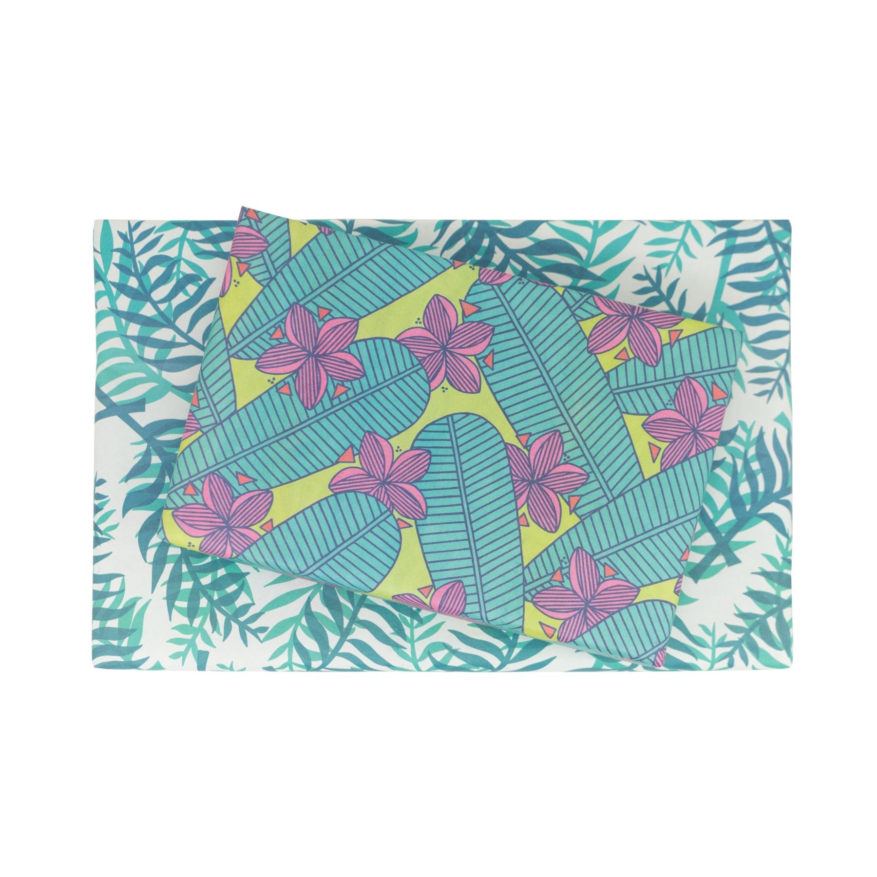 Plumeria + Palm Shadow Eco Wrapping Paper • Wrappily + Jana Lam - Jana Lam Hawaii