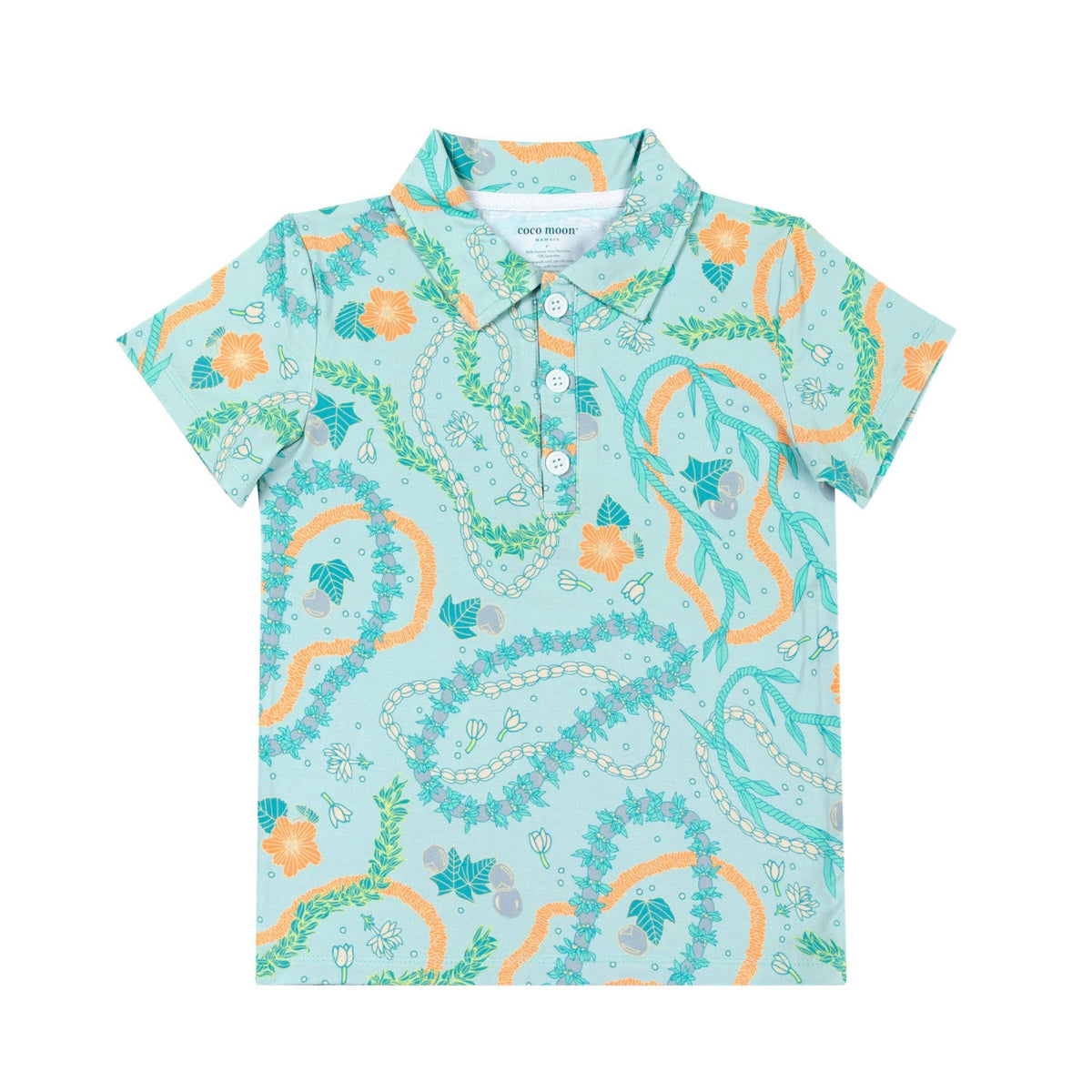 Polo Shirt • Lei Stand • Coco Moon Jana Lam 12-18m