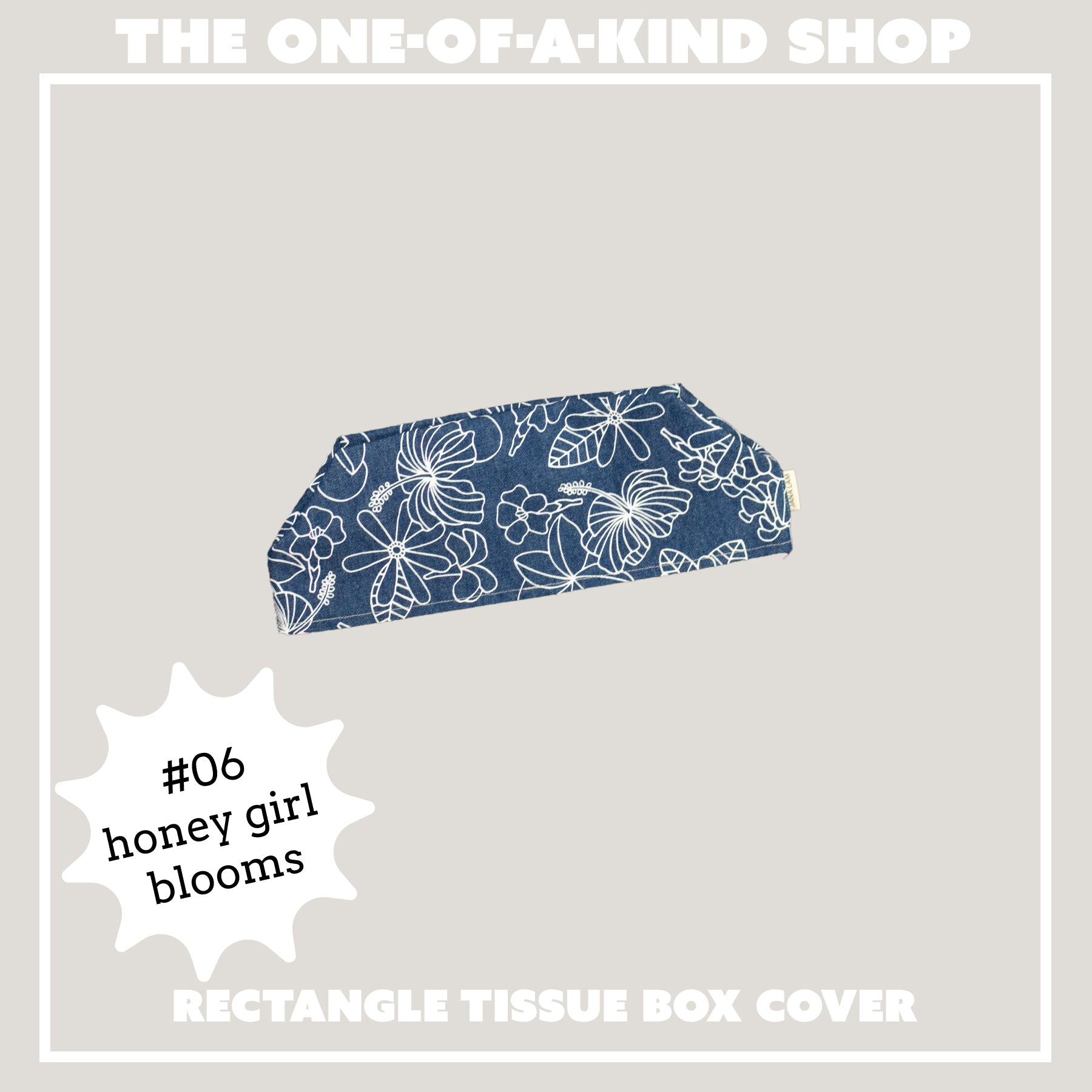 Rectangle Tissue Box Cover • The One - Of - A - Kind Shop - Jana Lam Hawaii