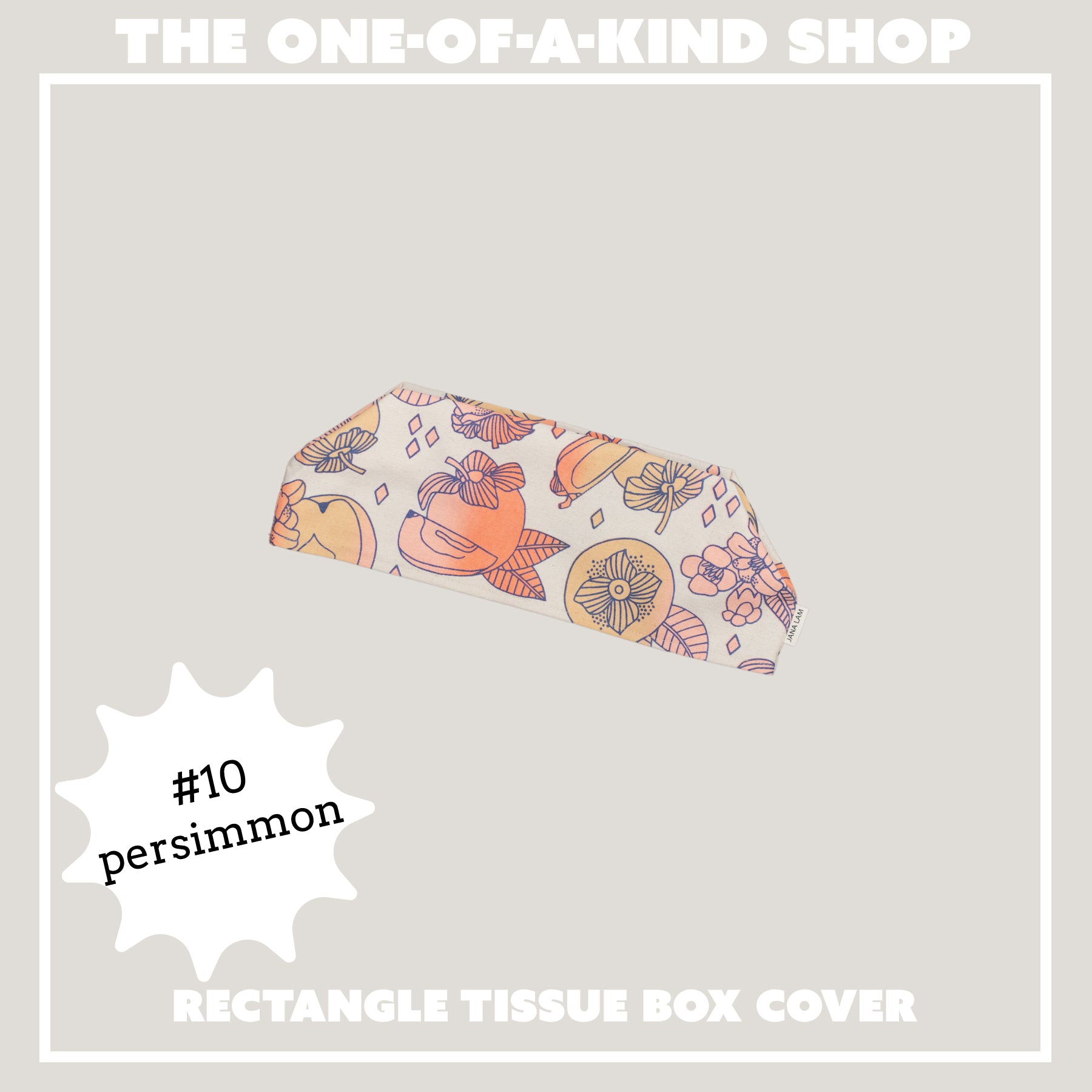 Rectangle Tissue Box Cover • The One - Of - A - Kind Shop - Jana Lam Hawaii