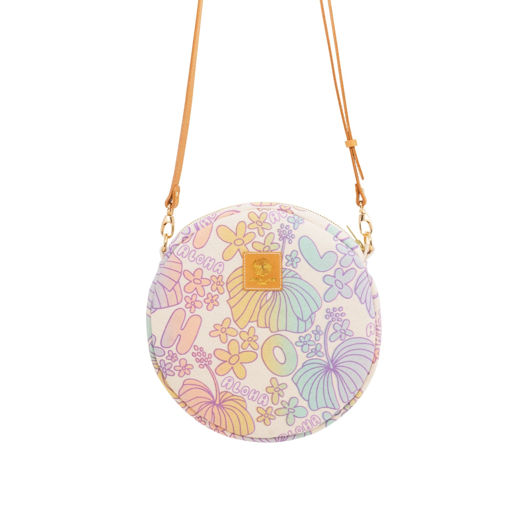 Roundie Cross Body • Aloha Dee - Lite • Picnic in the Summertime - Jana Lam Hawaii