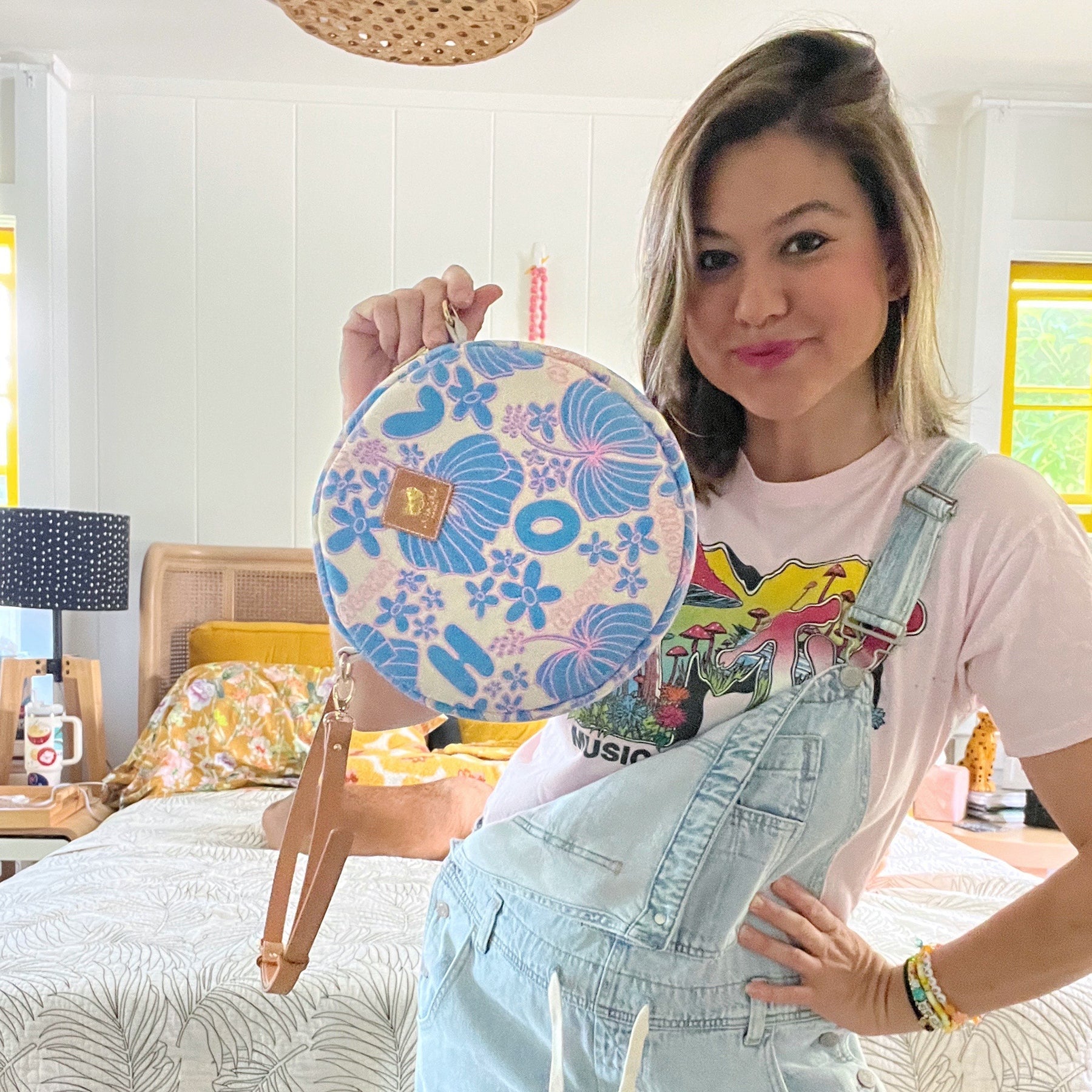 Roundie Cross Body • Aloha Dee - Lite • Two Clouds Above Nine - Jana Lam Hawaii