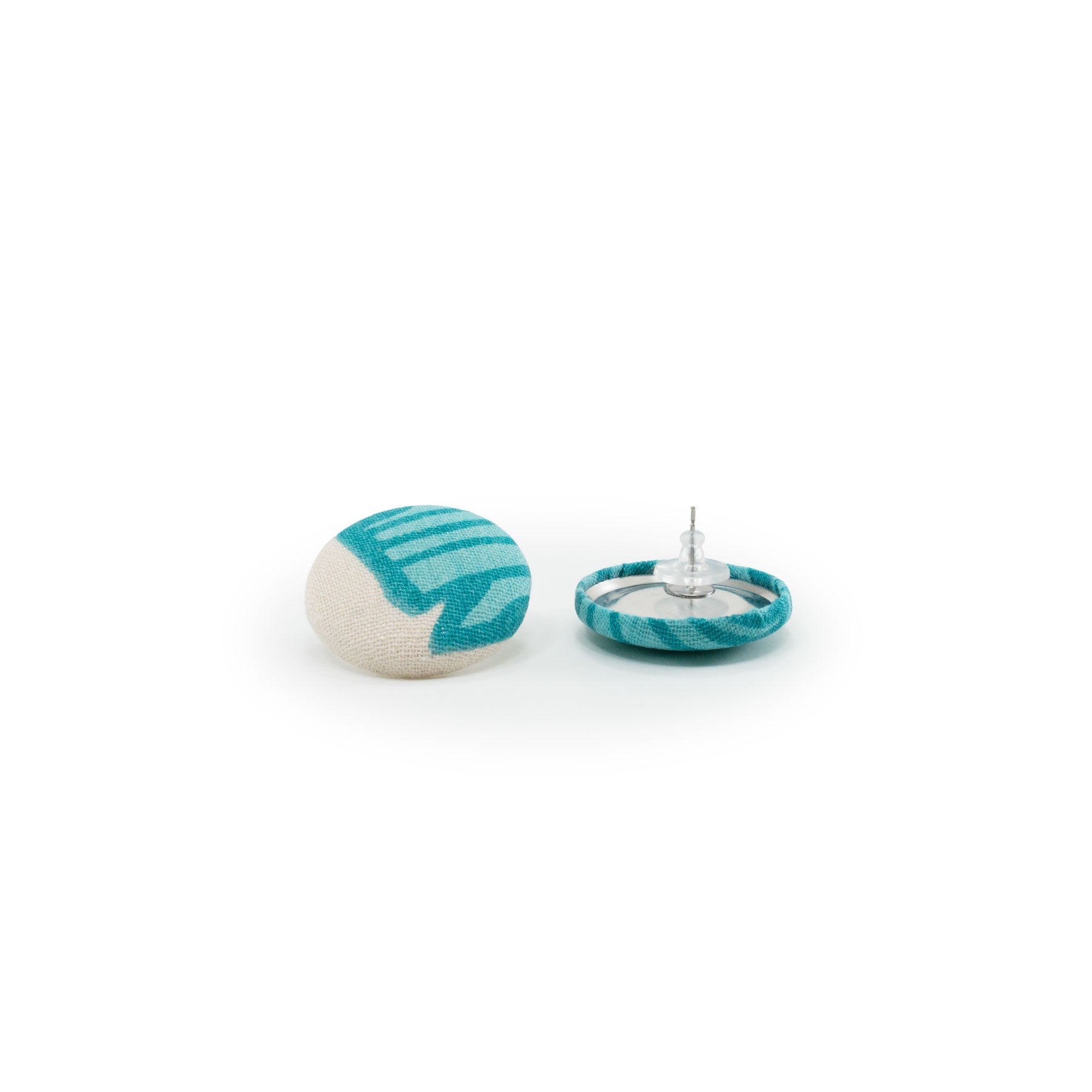 Roundie Earrings • Seaflower • Cool Breeze - Jana Lam Hawaii