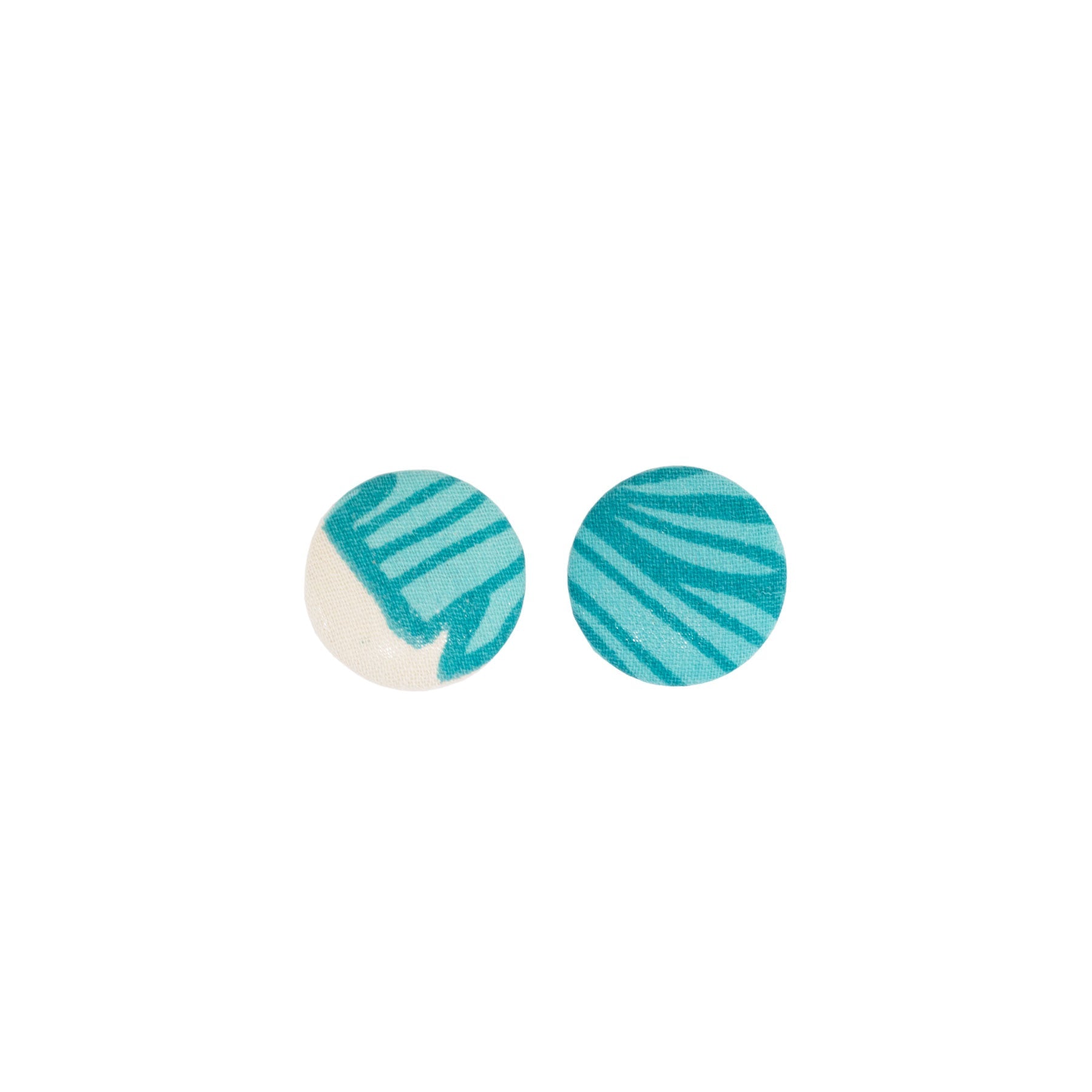 Roundie Earrings • Seaflower • Cool Breeze - Jana Lam Hawaii