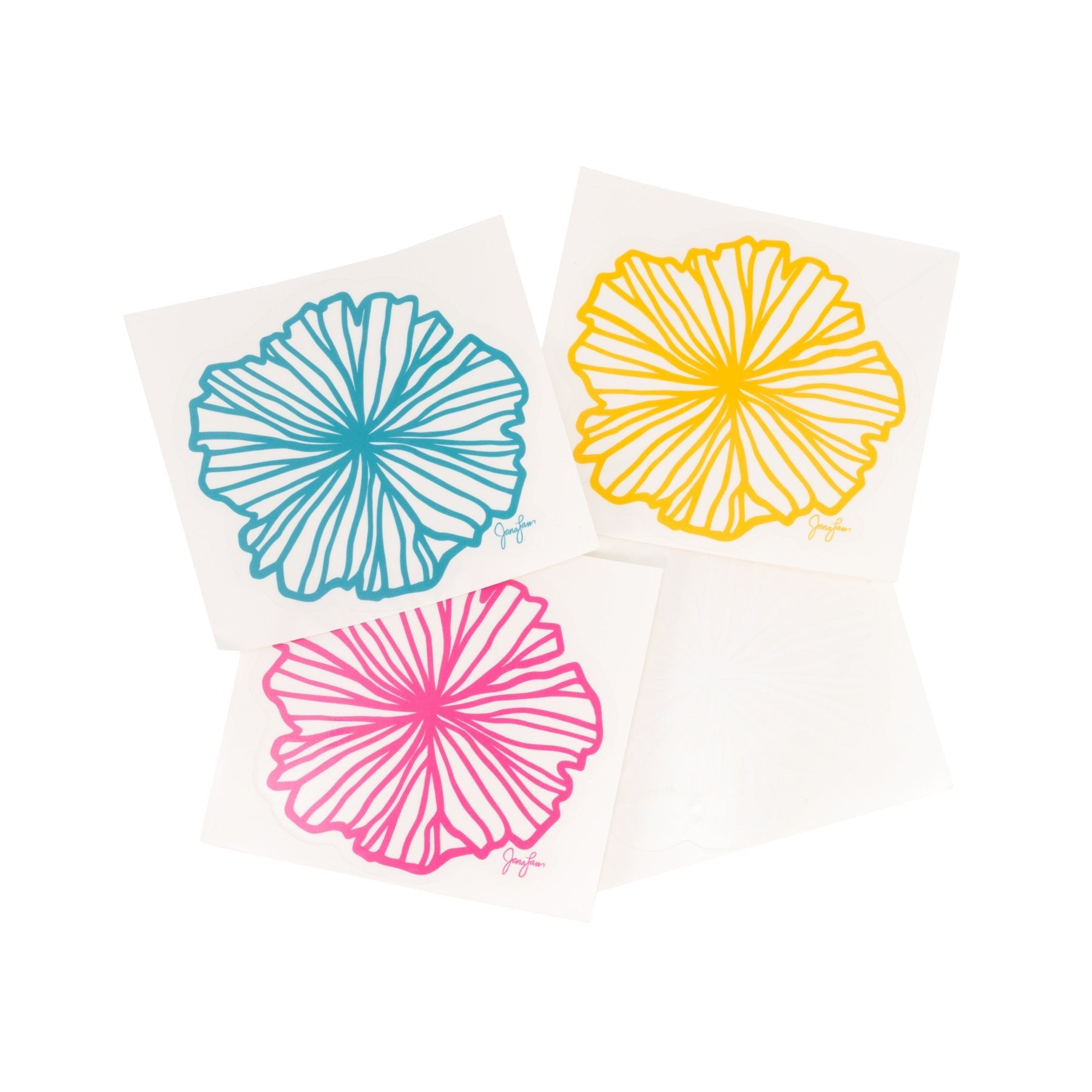 Seaflower Sticker - Jana Lam Hawaii