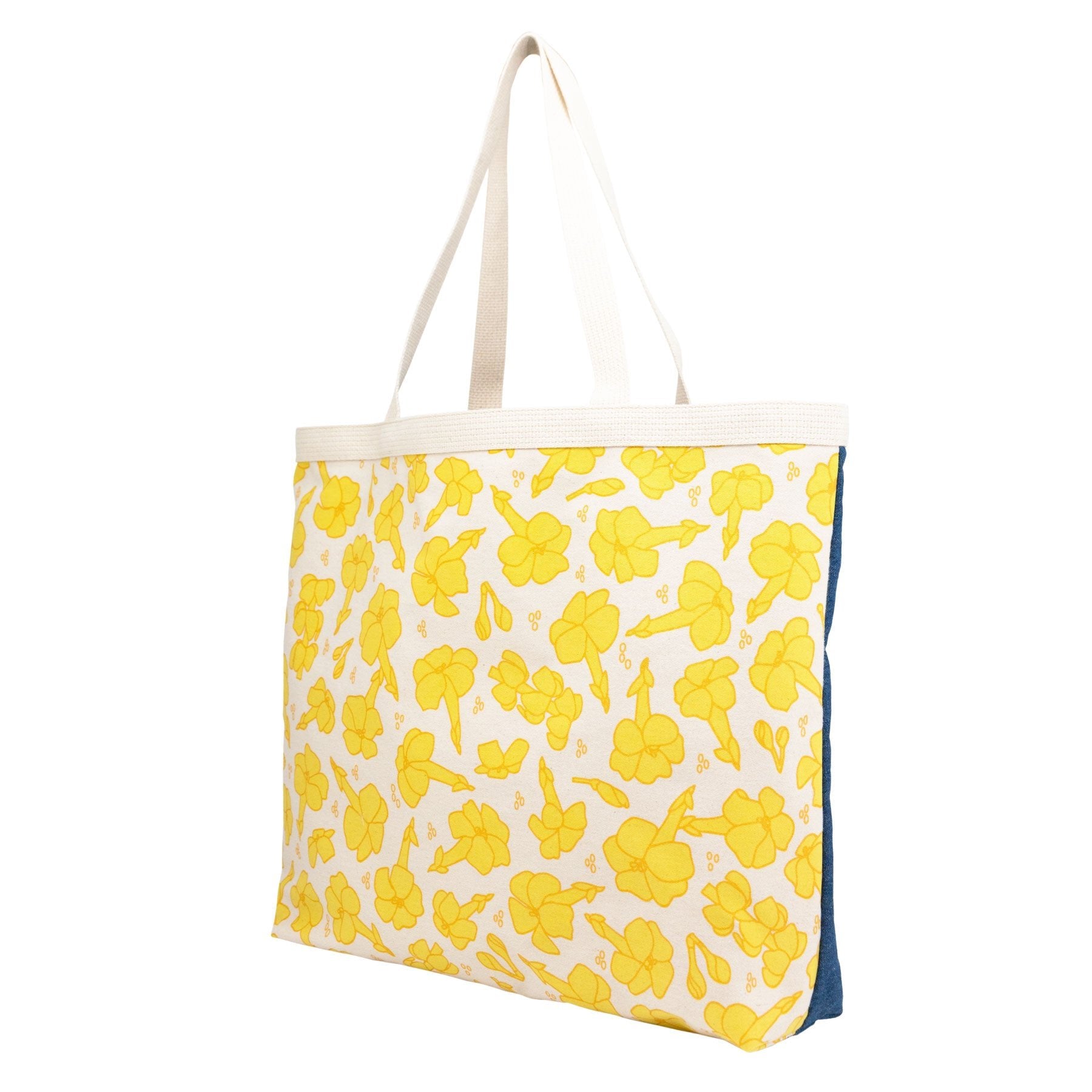 Shopper's Tote • Puakenikeni • Gold over Yellow - Jana Lam Hawaii