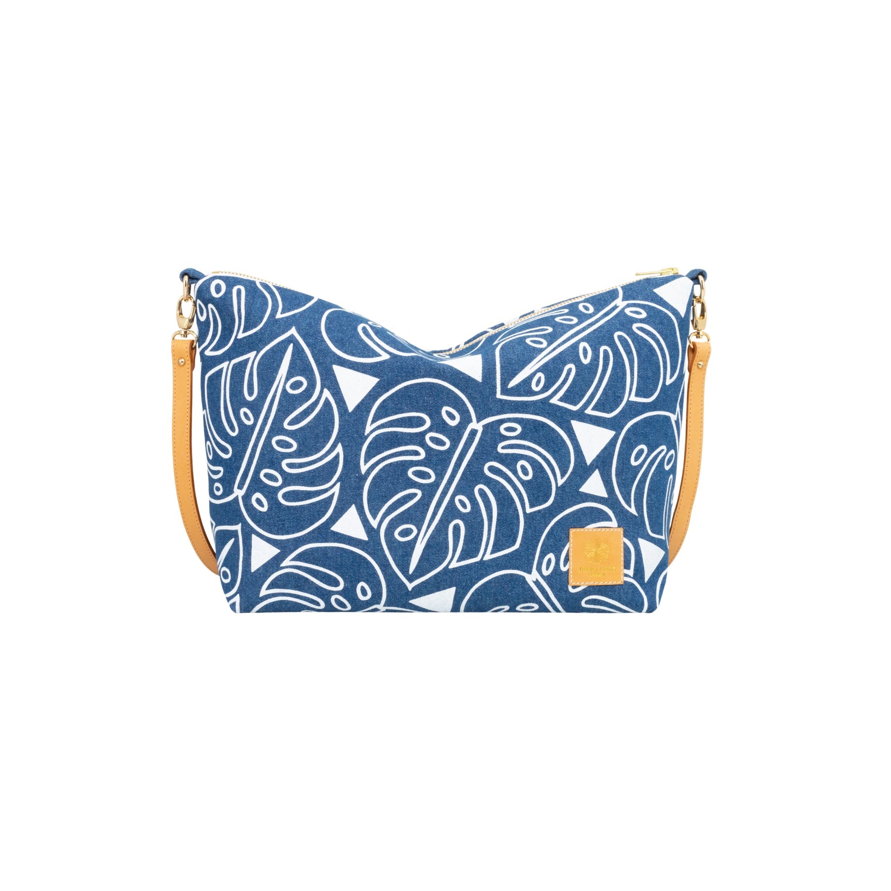 Slouchy Cross Body • Monstera • Denim Collection - Jana Lam Hawaii