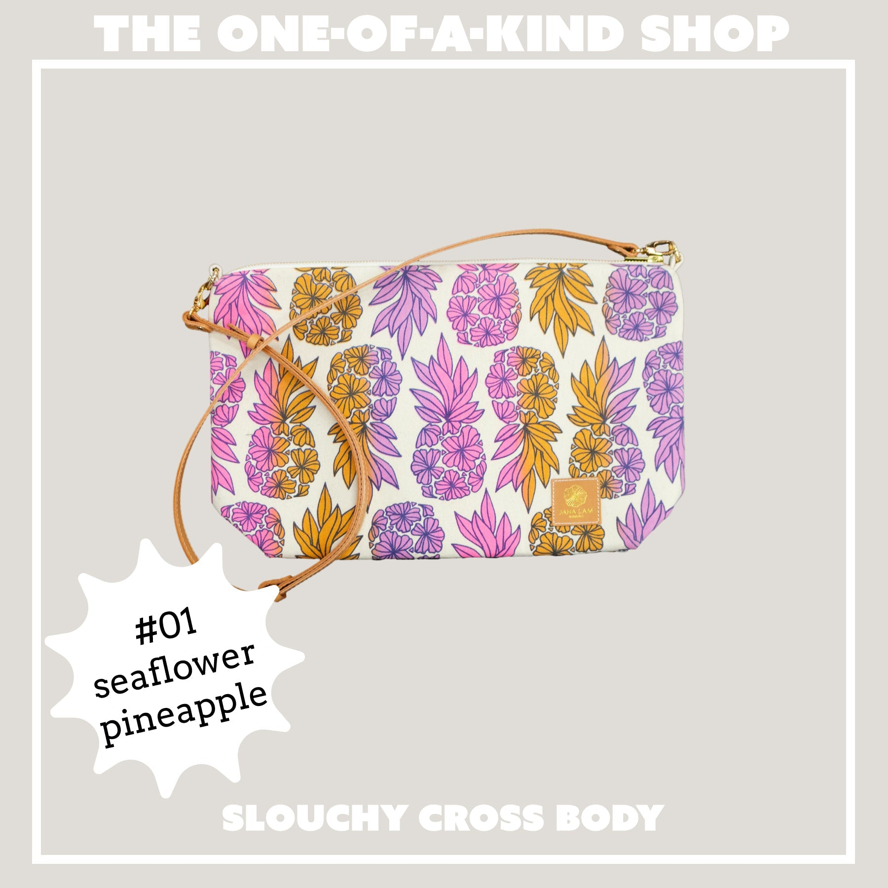 Slouchy Cross Body • The One - Of - A - Kind Shop - Jana Lam Hawaii