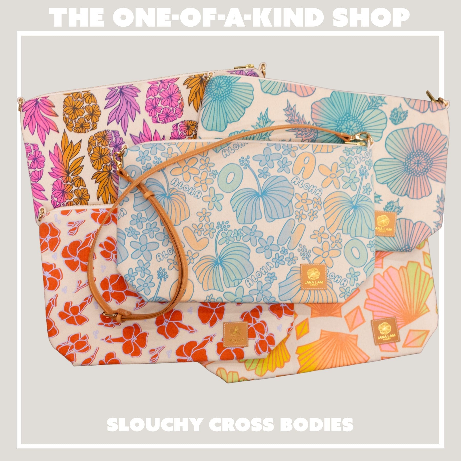 Slouchy Cross Body • The One - Of - A - Kind Shop - Jana Lam Hawaii