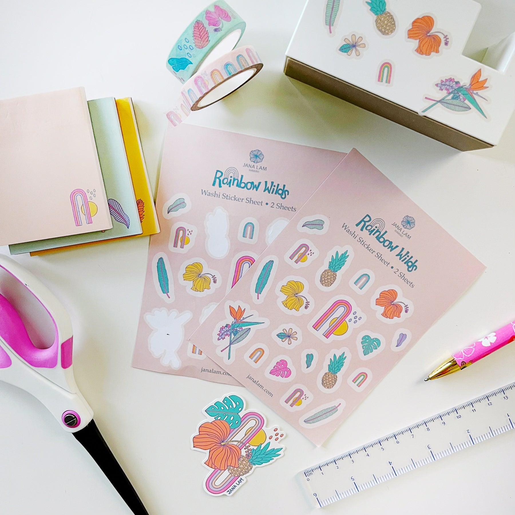 Sticker Sheets • Rainbow Wilds - Jana Lam Hawaii