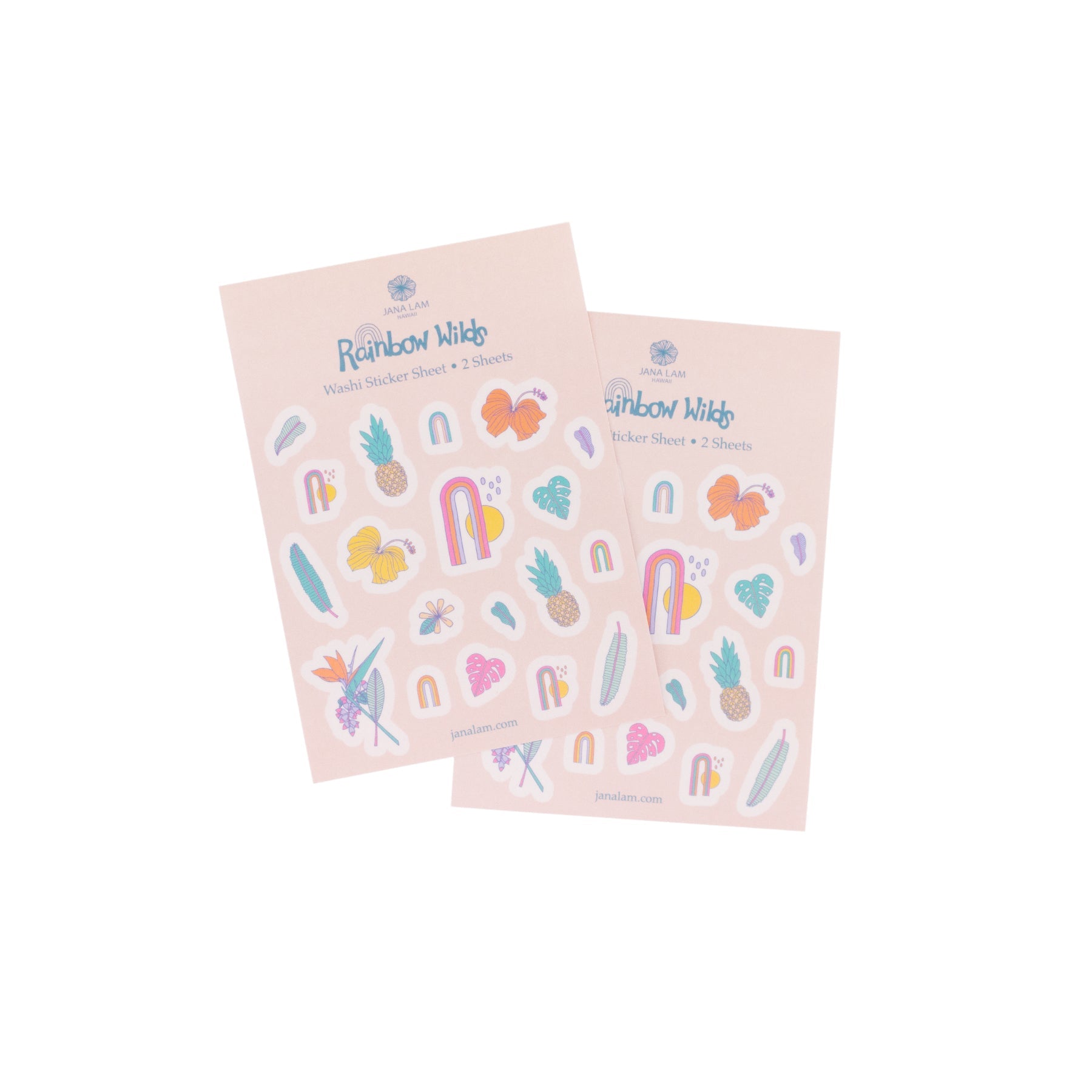 Sticker Sheets • Rainbow Wilds - Jana Lam Hawaii