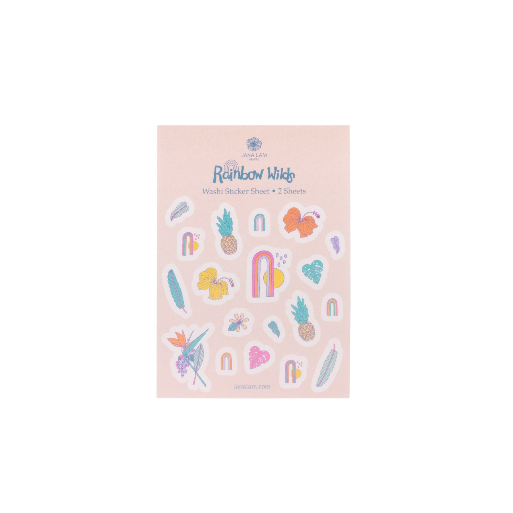 Sticker Sheets • Rainbow Wilds - Jana Lam Hawaii