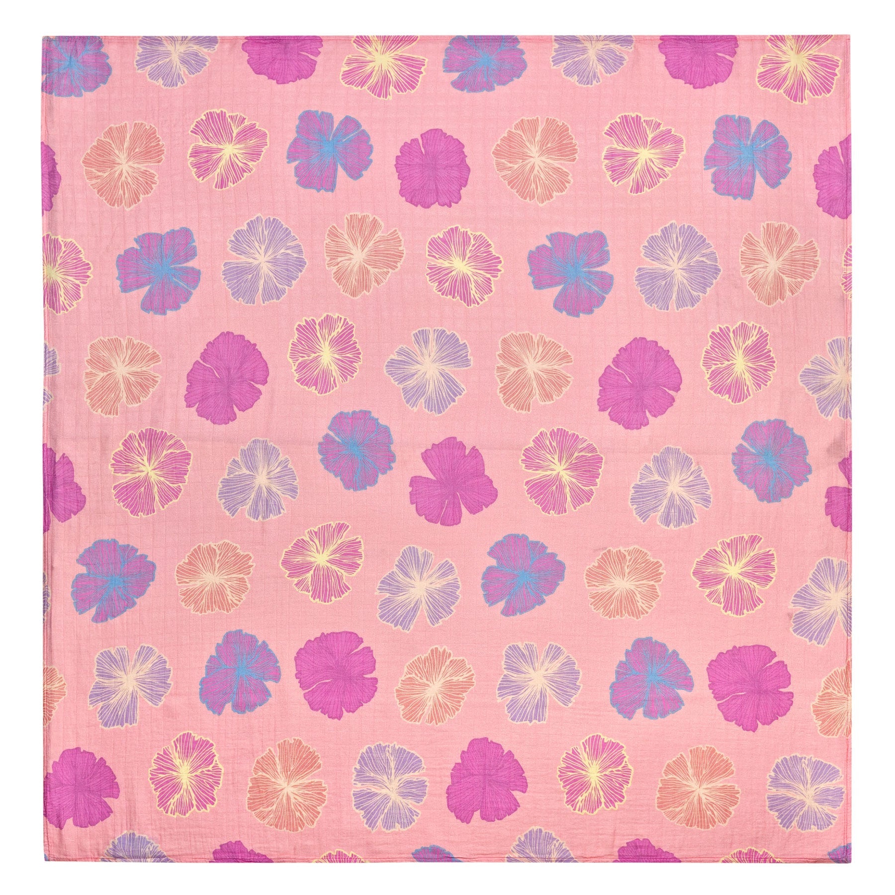 Swaddle Blanket • Seaflower • Coco Moon + Jana Lam - Jana Lam Hawaii