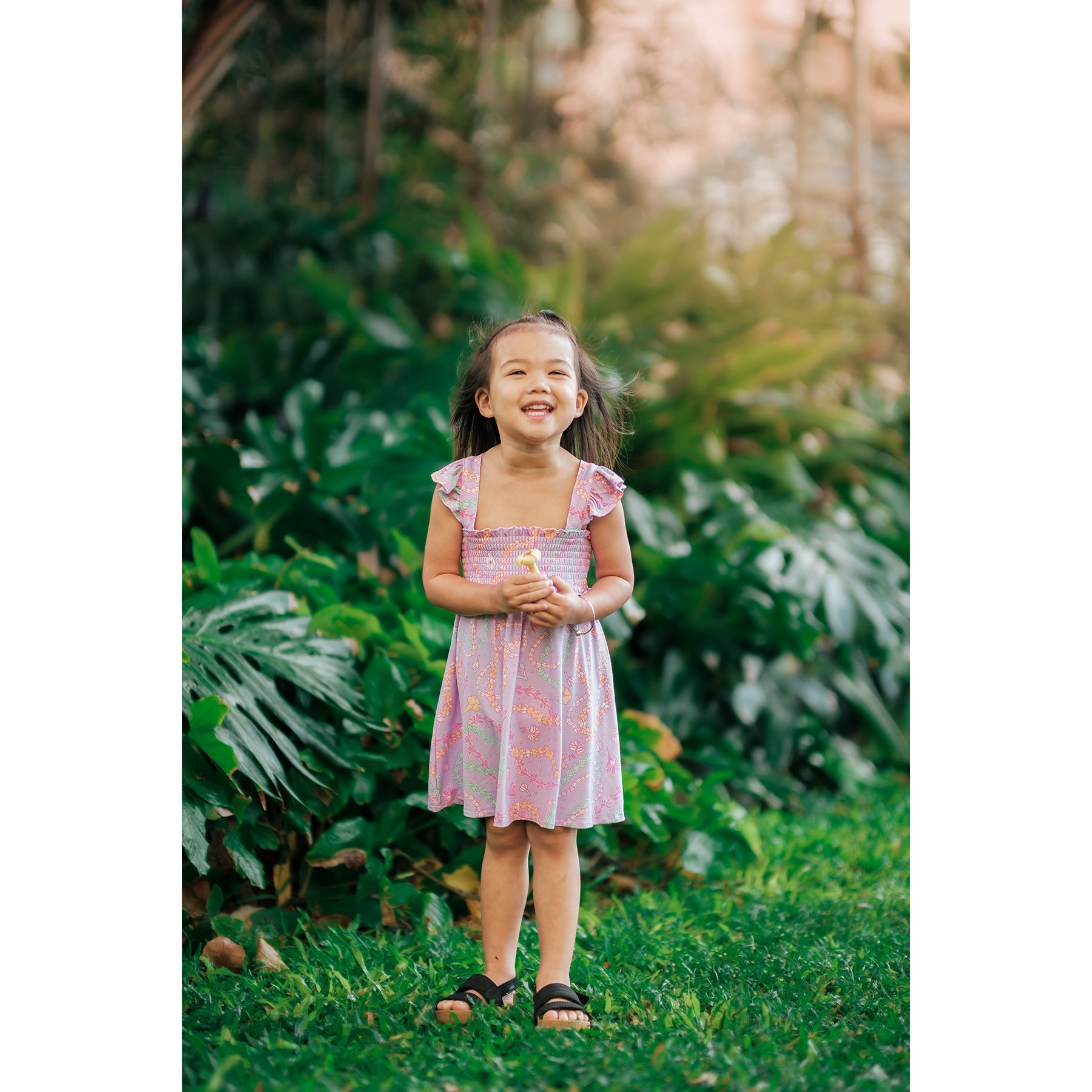 Toddler Smocked Dress • Lei Day • Coco Moon + Jana Lam - Jana Lam Hawaii