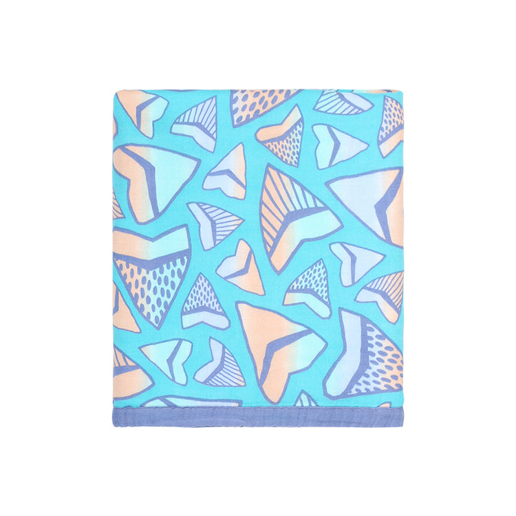 Baby/Toddler Quilt Blanket • Shark Tooth • Coco Moon + Jana Lam