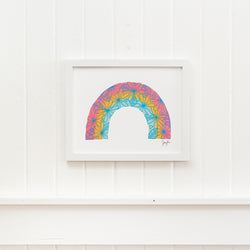 Tiare Rainbow Art Print • Classic Rainbow