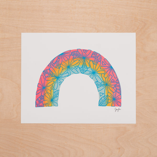 Tiare Rainbow Art Print • Classic Rainbow