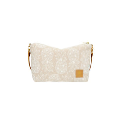 Mini Slouchy Cross Body • Seaflower Pineapple • White Collection
