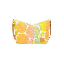 Slouchy Cross Body • Ulu • Gold over Rainbow Ombre