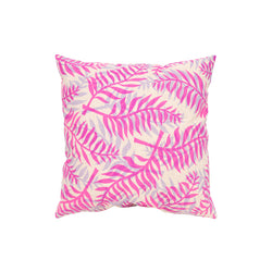 Pillow Cover • Double Palm • Pink over Lavender