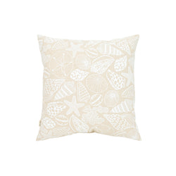 Pillow Cover • Seashells • White Collection