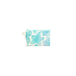 Petite Zipper Clutch • Orchid • Metallic Turquoise over Aqua, Mint, and Lavender Ombre