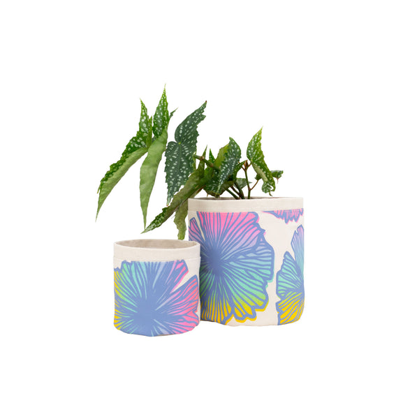 Fabric Sax Plant • Seaflower • Indigo and Rainbow Ombre