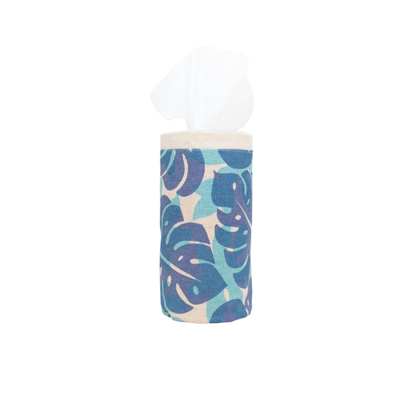 Clorox Wipes Sax Cover • Monstera Papaya Shadow • Dark Blue Ocean