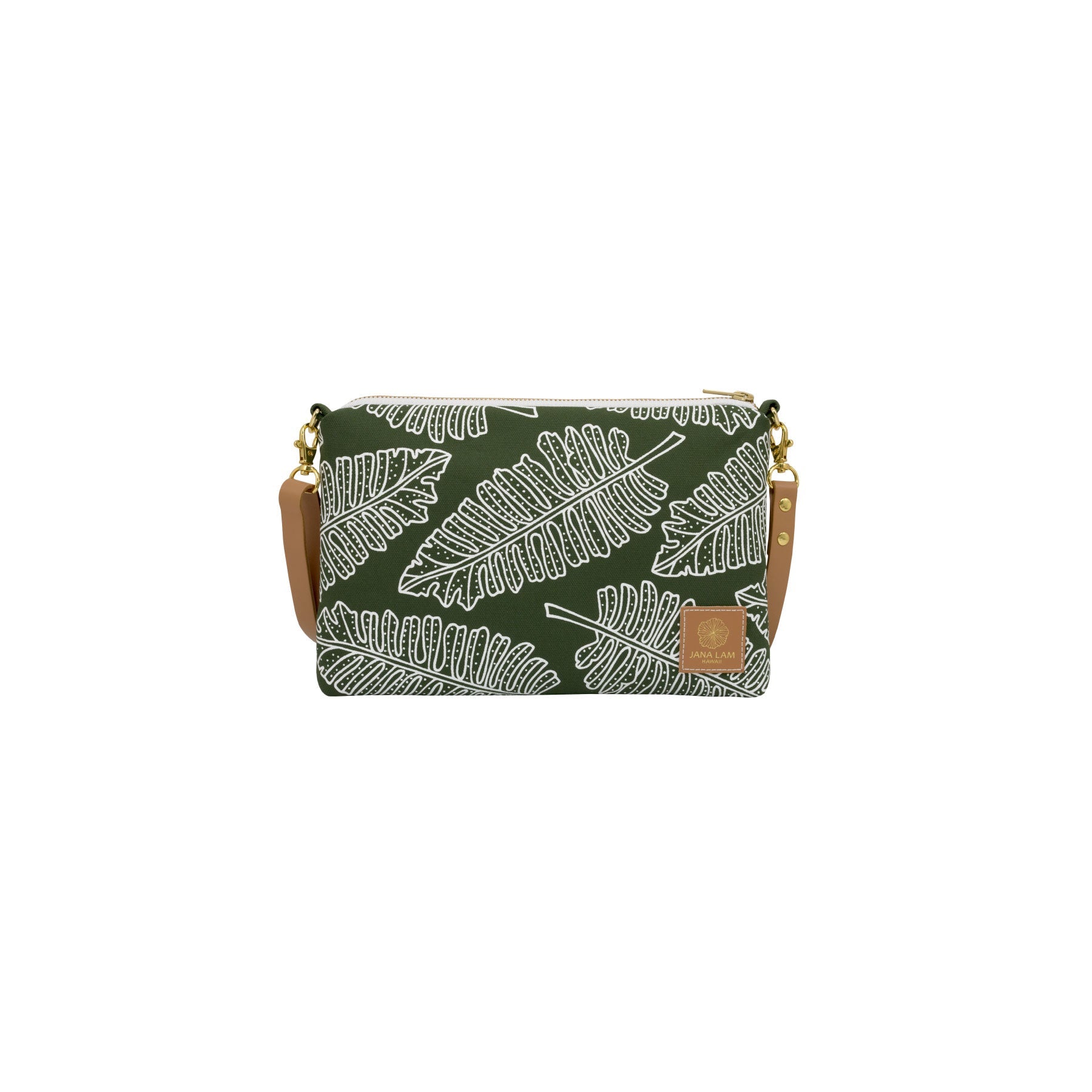 Slim Zipper Cross Body • Native ‘Ae - Jana Lam Hawaii