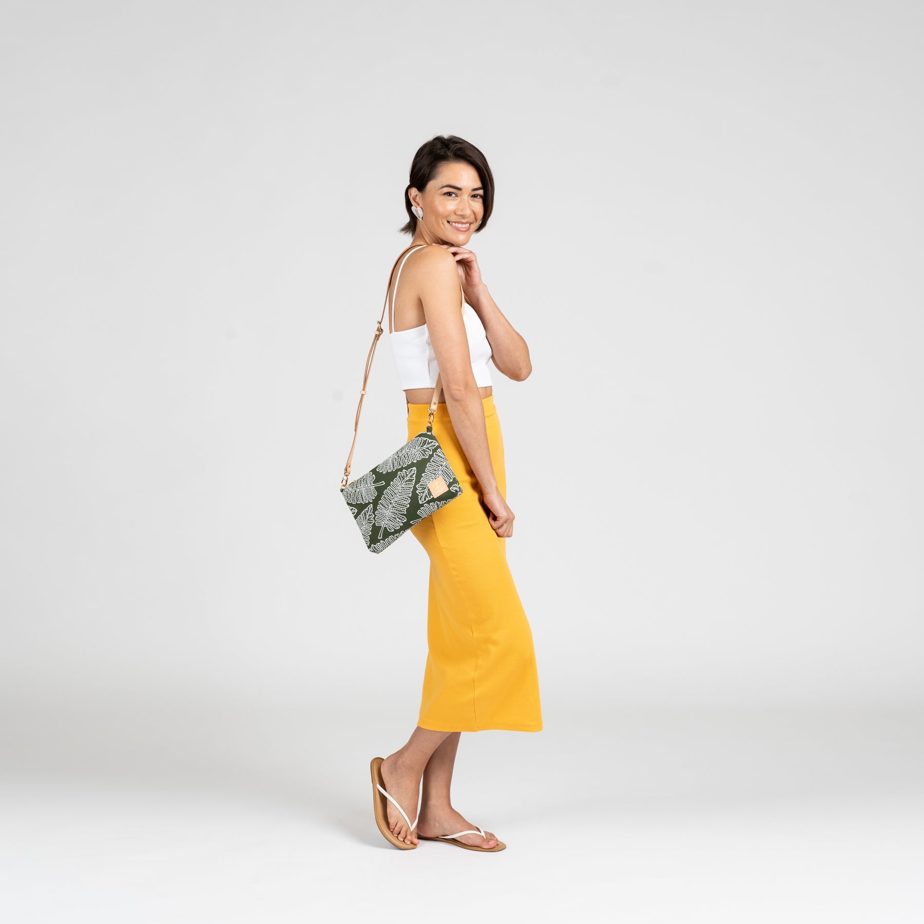Slim Zipper Cross Body • Native ‘Ae - Jana Lam Hawaii